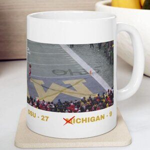 Brutus Ohio State Snow Fan Football Mug, Ohio State Rivalry, Funny Buckeyee 73